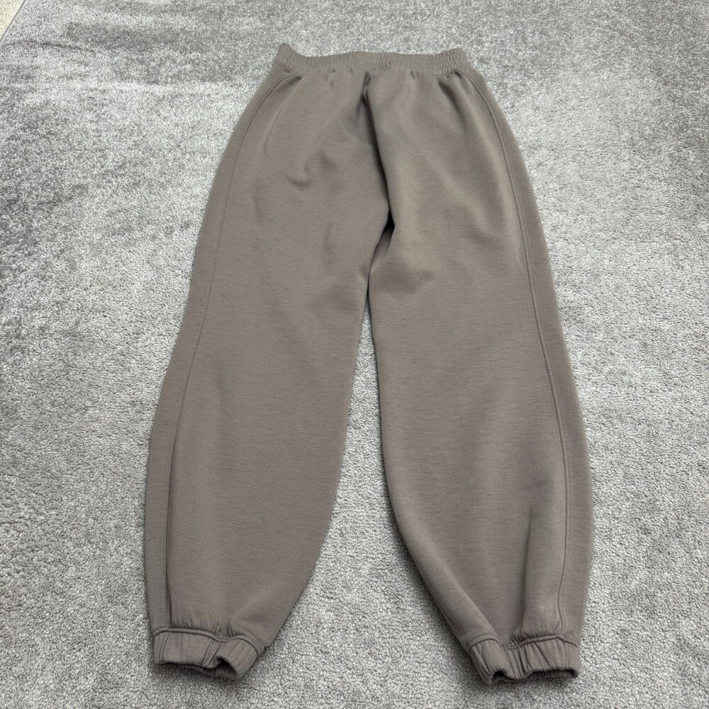 YPB Neoknit Fleece Barrel Leg Balloon Jogger Sweatpants Womens Small Gray Casual - Picture 2 of 16